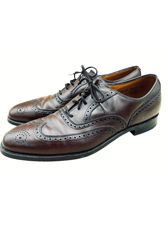 Johnston & Murphy Aristocraft Wingtip Oxfords 12 4A Extra Narrow Brown Leather U main image 13